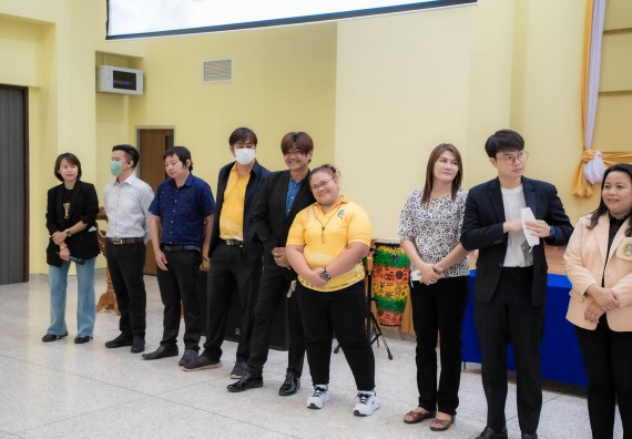 ภาพกิจกรรม  คณะวิทยาศาสตร์และเทคโนโลยี จัดกิจกรรมรักแรกผูกจิตนักศึกษาวิทยาศาสตร์และเทคโนโลยี ปฐมนิเทศนักศึกษาใหม่ คณะวิทยาศาสตร์และเทคโนโลยี ประจำปี 2566