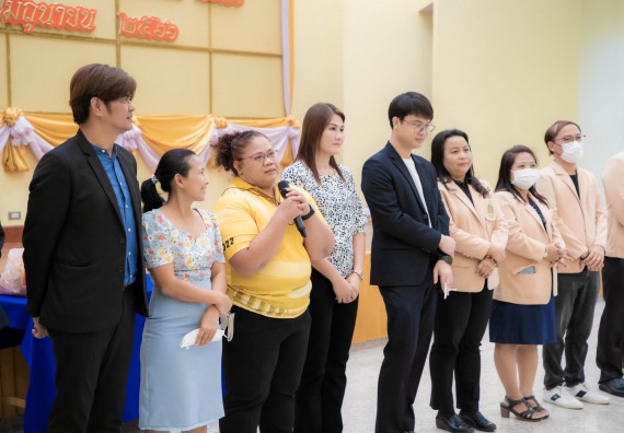 ภาพกิจกรรม  คณะวิทยาศาสตร์และเทคโนโลยี จัดกิจกรรมรักแรกผูกจิตนักศึกษาวิทยาศาสตร์และเทคโนโลยี ปฐมนิเทศนักศึกษาใหม่ คณะวิทยาศาสตร์และเทคโนโลยี ประจำปี 2566