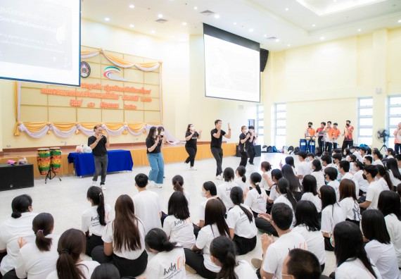 ภาพกิจกรรม  คณะวิทยาศาสตร์และเทคโนโลยี จัดกิจกรรมรักแรกผูกจิตนักศึกษาวิทยาศาสตร์และเทคโนโลยี ปฐมนิเทศนักศึกษาใหม่ คณะวิทยาศาสตร์และเทคโนโลยี ประจำปี 2566