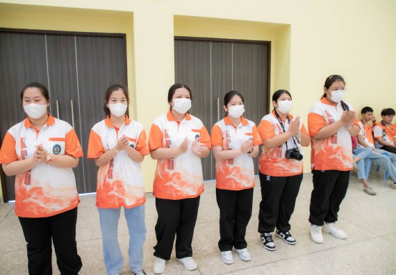 ภาพกิจกรรม  คณะวิทยาศาสตร์และเทคโนโลยี จัดกิจกรรมรักแรกผูกจิตนักศึกษาวิทยาศาสตร์และเทคโนโลยี ปฐมนิเทศนักศึกษาใหม่ คณะวิทยาศาสตร์และเทคโนโลยี ประจำปี 2566