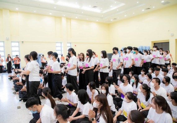 ภาพกิจกรรม  คณะวิทยาศาสตร์และเทคโนโลยี จัดกิจกรรมรักแรกผูกจิตนักศึกษาวิทยาศาสตร์และเทคโนโลยี ปฐมนิเทศนักศึกษาใหม่ คณะวิทยาศาสตร์และเทคโนโลยี ประจำปี 2566