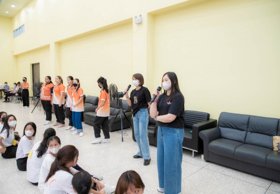 ภาพกิจกรรม  คณะวิทยาศาสตร์และเทคโนโลยี จัดกิจกรรมรักแรกผูกจิตนักศึกษาวิทยาศาสตร์และเทคโนโลยี ปฐมนิเทศนักศึกษาใหม่ คณะวิทยาศาสตร์และเทคโนโลยี ประจำปี 2566