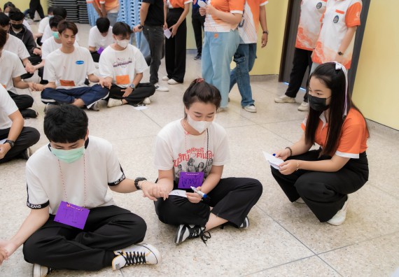 ภาพกิจกรรม  คณะวิทยาศาสตร์และเทคโนโลยี จัดกิจกรรมรักแรกผูกจิตนักศึกษาวิทยาศาสตร์และเทคโนโลยี ปฐมนิเทศนักศึกษาใหม่ คณะวิทยาศาสตร์และเทคโนโลยี ประจำปี 2566