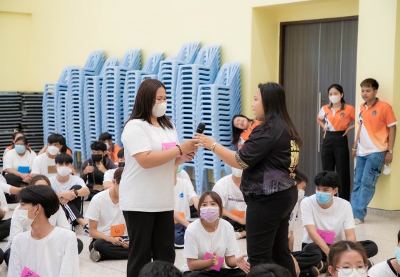 ภาพกิจกรรม  คณะวิทยาศาสตร์และเทคโนโลยี จัดกิจกรรมรักแรกผูกจิตนักศึกษาวิทยาศาสตร์และเทคโนโลยี ปฐมนิเทศนักศึกษาใหม่ คณะวิทยาศาสตร์และเทคโนโลยี ประจำปี 2566