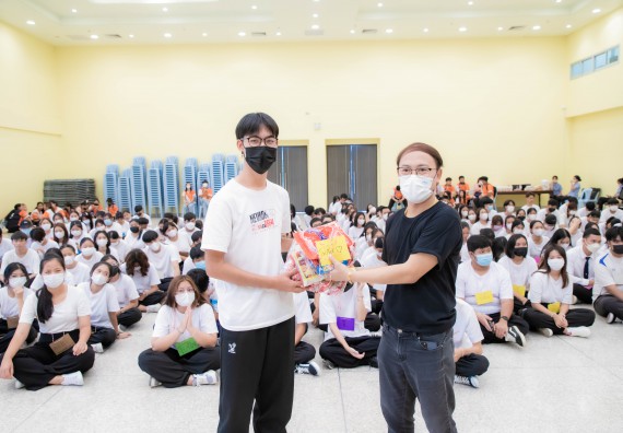 ภาพกิจกรรม  คณะวิทยาศาสตร์และเทคโนโลยี จัดกิจกรรมรักแรกผูกจิตนักศึกษาวิทยาศาสตร์และเทคโนโลยี ปฐมนิเทศนักศึกษาใหม่ คณะวิทยาศาสตร์และเทคโนโลยี ประจำปี 2566