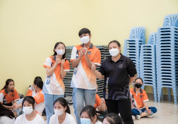 ภาพกิจกรรม  คณะวิทยาศาสตร์และเทคโนโลยี จัดกิจกรรมรักแรกผูกจิตนักศึกษาวิทยาศาสตร์และเทคโนโลยี ปฐมนิเทศนักศึกษาใหม่ คณะวิทยาศาสตร์และเทคโนโลยี ประจำปี 2566