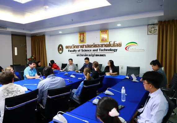 ภาพกิจกรรม  คณะวิทยาศาสตร์และเทคโนโลยี ต้อนรับคณะอาจารย์และนักศึกษาจาก Georgia Gwinnett College ประเทศสหรัฐอเมริกา