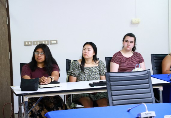 ภาพกิจกรรม  คณะวิทยาศาสตร์และเทคโนโลยี ต้อนรับคณะอาจารย์และนักศึกษาจาก Georgia Gwinnett College ประเทศสหรัฐอเมริกา