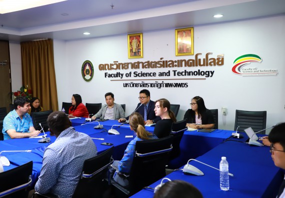 ภาพกิจกรรม  คณะวิทยาศาสตร์และเทคโนโลยี ต้อนรับคณะอาจารย์และนักศึกษาจาก Georgia Gwinnett College ประเทศสหรัฐอเมริกา