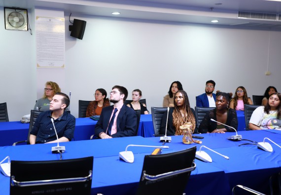 ภาพกิจกรรม  คณะวิทยาศาสตร์และเทคโนโลยี ต้อนรับคณะอาจารย์และนักศึกษาจาก Georgia Gwinnett College ประเทศสหรัฐอเมริกา