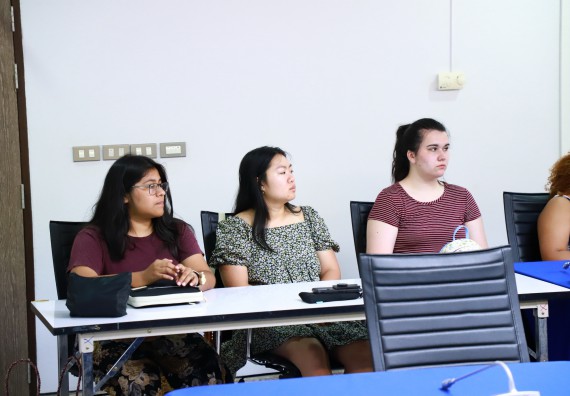 ภาพกิจกรรม  คณะวิทยาศาสตร์และเทคโนโลยี ต้อนรับคณะอาจารย์และนักศึกษาจาก Georgia Gwinnett College ประเทศสหรัฐอเมริกา