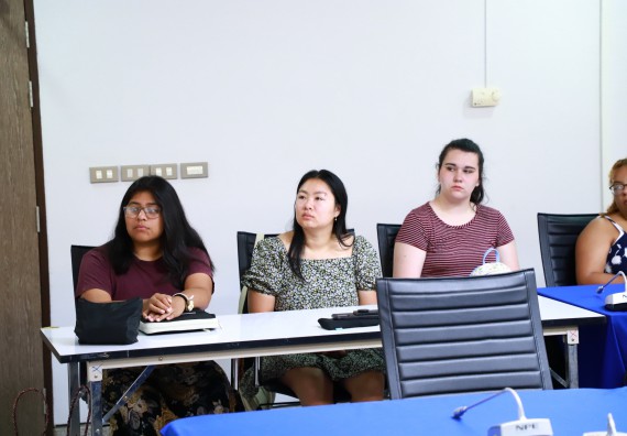 ภาพกิจกรรม  คณะวิทยาศาสตร์และเทคโนโลยี ต้อนรับคณะอาจารย์และนักศึกษาจาก Georgia Gwinnett College ประเทศสหรัฐอเมริกา