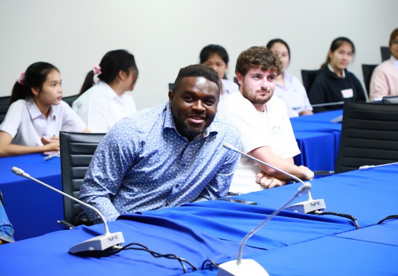 ภาพกิจกรรม  คณะวิทยาศาสตร์และเทคโนโลยี ต้อนรับคณะอาจารย์และนักศึกษาจาก Georgia Gwinnett College ประเทศสหรัฐอเมริกา