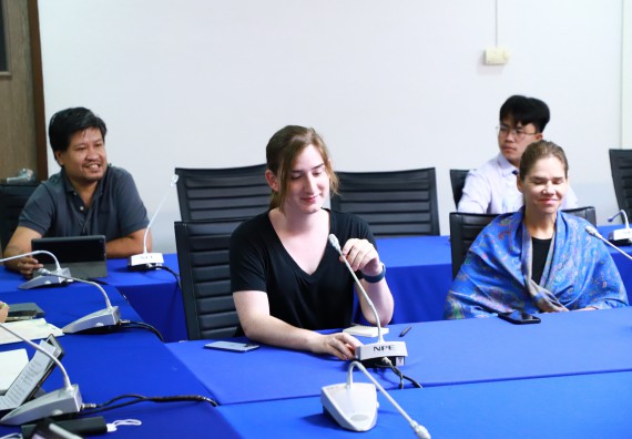 ภาพกิจกรรม  คณะวิทยาศาสตร์และเทคโนโลยี ต้อนรับคณะอาจารย์และนักศึกษาจาก Georgia Gwinnett College ประเทศสหรัฐอเมริกา