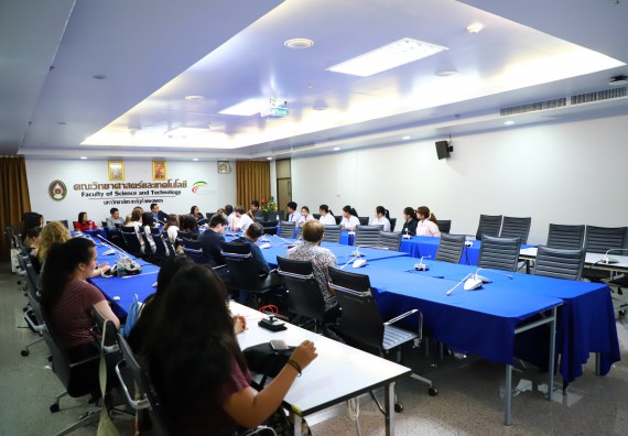 ภาพกิจกรรม  คณะวิทยาศาสตร์และเทคโนโลยี ต้อนรับคณะอาจารย์และนักศึกษาจาก Georgia Gwinnett College ประเทศสหรัฐอเมริกา