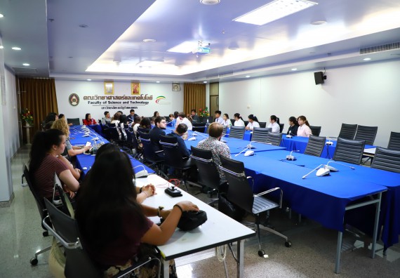 ภาพกิจกรรม  คณะวิทยาศาสตร์และเทคโนโลยี ต้อนรับคณะอาจารย์และนักศึกษาจาก Georgia Gwinnett College ประเทศสหรัฐอเมริกา