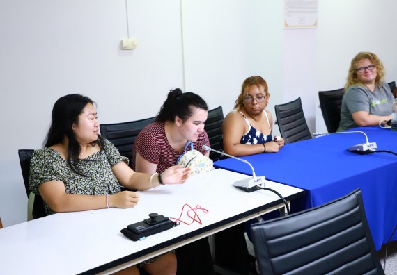 ภาพกิจกรรม  คณะวิทยาศาสตร์และเทคโนโลยี ต้อนรับคณะอาจารย์และนักศึกษาจาก Georgia Gwinnett College ประเทศสหรัฐอเมริกา