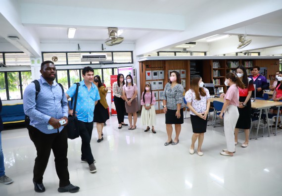 ภาพกิจกรรม  คณะวิทยาศาสตร์และเทคโนโลยี ต้อนรับคณะอาจารย์และนักศึกษาจาก Georgia Gwinnett College ประเทศสหรัฐอเมริกา