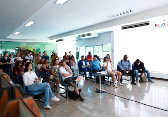 ภาพกิจกรรม  คณะวิทยาศาสตร์และเทคโนโลยี ต้อนรับคณะอาจารย์และนักศึกษาจาก Georgia Gwinnett College ประเทศสหรัฐอเมริกา