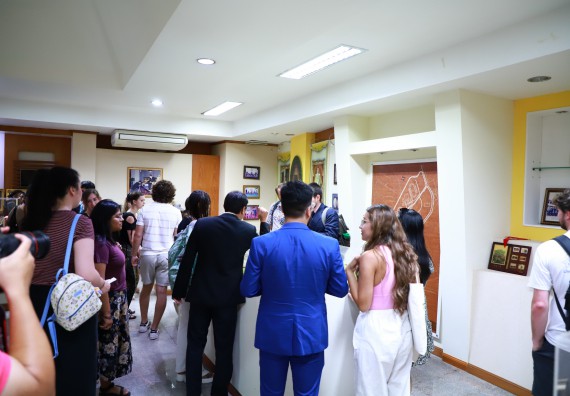 ภาพกิจกรรม  คณะวิทยาศาสตร์และเทคโนโลยี ต้อนรับคณะอาจารย์และนักศึกษาจาก Georgia Gwinnett College ประเทศสหรัฐอเมริกา