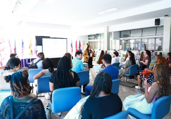 ภาพกิจกรรม  คณะวิทยาศาสตร์และเทคโนโลยี ต้อนรับคณะอาจารย์และนักศึกษาจาก Georgia Gwinnett College ประเทศสหรัฐอเมริกา