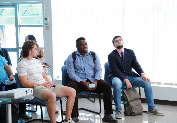 ภาพกิจกรรม  คณะวิทยาศาสตร์และเทคโนโลยี ต้อนรับคณะอาจารย์และนักศึกษาจาก Georgia Gwinnett College ประเทศสหรัฐอเมริกา