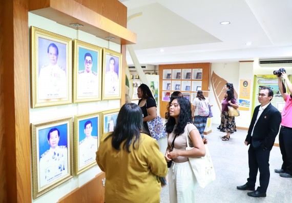 ภาพกิจกรรม  คณะวิทยาศาสตร์และเทคโนโลยี ต้อนรับคณะอาจารย์และนักศึกษาจาก Georgia Gwinnett College ประเทศสหรัฐอเมริกา