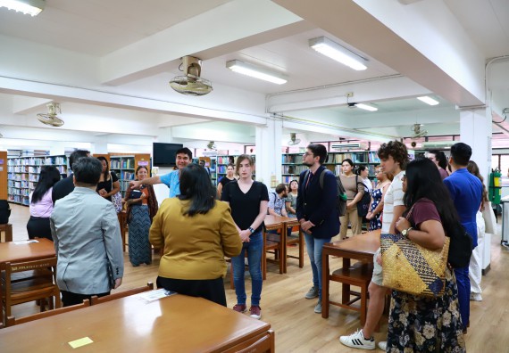 ภาพกิจกรรม  คณะวิทยาศาสตร์และเทคโนโลยี ต้อนรับคณะอาจารย์และนักศึกษาจาก Georgia Gwinnett College ประเทศสหรัฐอเมริกา