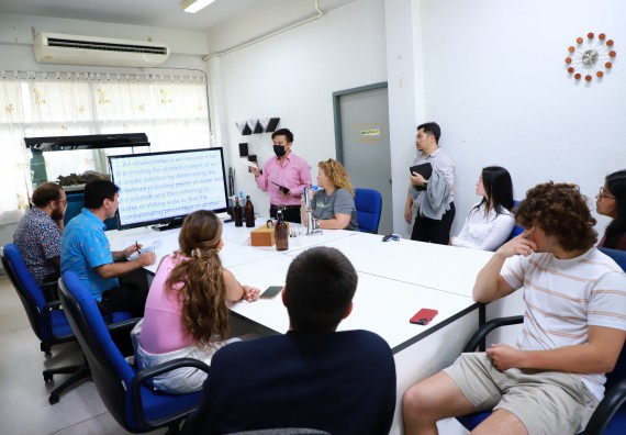 ภาพกิจกรรม  คณะวิทยาศาสตร์และเทคโนโลยี ต้อนรับคณะอาจารย์และนักศึกษาจาก Georgia Gwinnett College ประเทศสหรัฐอเมริกา