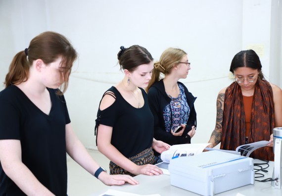 ภาพกิจกรรม  คณะวิทยาศาสตร์และเทคโนโลยี ต้อนรับคณะอาจารย์และนักศึกษาจาก Georgia Gwinnett College ประเทศสหรัฐอเมริกา