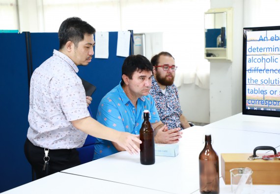 ภาพกิจกรรม  คณะวิทยาศาสตร์และเทคโนโลยี ต้อนรับคณะอาจารย์และนักศึกษาจาก Georgia Gwinnett College ประเทศสหรัฐอเมริกา