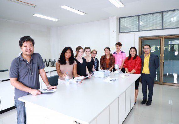 ภาพกิจกรรม  คณะวิทยาศาสตร์และเทคโนโลยี ต้อนรับคณะอาจารย์และนักศึกษาจาก Georgia Gwinnett College ประเทศสหรัฐอเมริกา