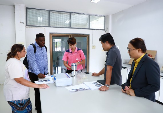 ภาพกิจกรรม  คณะวิทยาศาสตร์และเทคโนโลยี ต้อนรับคณะอาจารย์และนักศึกษาจาก Georgia Gwinnett College ประเทศสหรัฐอเมริกา