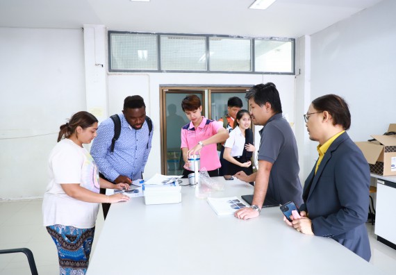 ภาพกิจกรรม  คณะวิทยาศาสตร์และเทคโนโลยี ต้อนรับคณะอาจารย์และนักศึกษาจาก Georgia Gwinnett College ประเทศสหรัฐอเมริกา