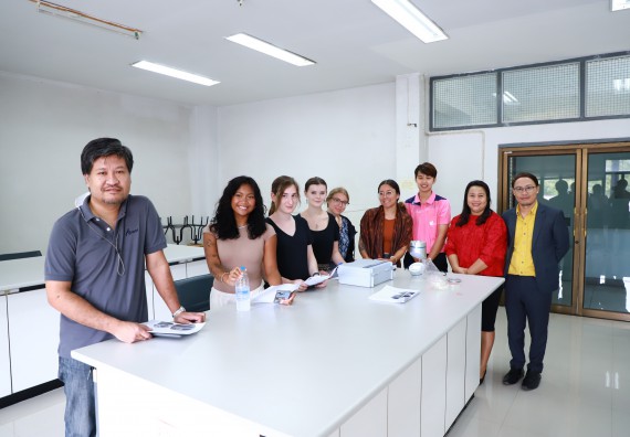 ภาพกิจกรรม  คณะวิทยาศาสตร์และเทคโนโลยี ต้อนรับคณะอาจารย์และนักศึกษาจาก Georgia Gwinnett College ประเทศสหรัฐอเมริกา