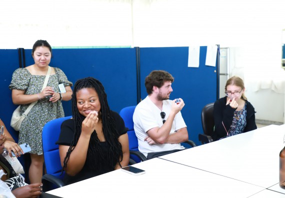 ภาพกิจกรรม  คณะวิทยาศาสตร์และเทคโนโลยี ต้อนรับคณะอาจารย์และนักศึกษาจาก Georgia Gwinnett College ประเทศสหรัฐอเมริกา