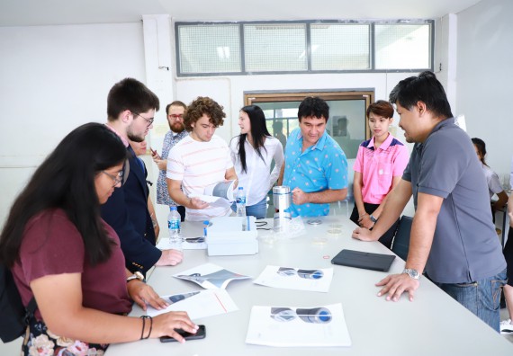 ภาพกิจกรรม  คณะวิทยาศาสตร์และเทคโนโลยี ต้อนรับคณะอาจารย์และนักศึกษาจาก Georgia Gwinnett College ประเทศสหรัฐอเมริกา