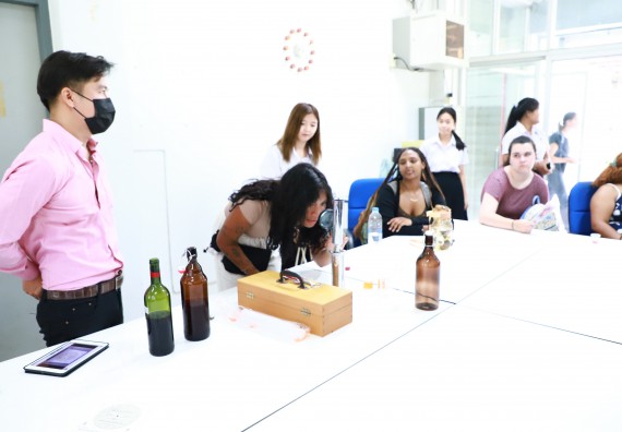 ภาพกิจกรรม  คณะวิทยาศาสตร์และเทคโนโลยี ต้อนรับคณะอาจารย์และนักศึกษาจาก Georgia Gwinnett College ประเทศสหรัฐอเมริกา