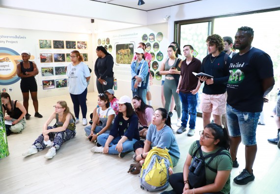 ภาพกิจกรรม  คณะวิทยาศาสตร์และเทคโนโลยี นำอาจารย์และนักศึกษาจาก Georgia Gwinnett College ประเทศสหรัฐอเมริกา ศึกษาดูงาน