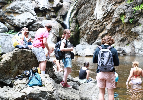 ภาพกิจกรรม  คณะวิทยาศาสตร์และเทคโนโลยี นำอาจารย์และนักศึกษาจาก Georgia Gwinnett College ประเทศสหรัฐอเมริกา ศึกษาดูงาน