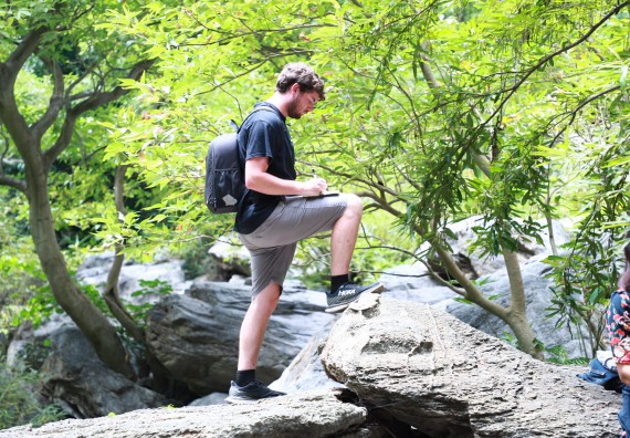 ภาพกิจกรรม  คณะวิทยาศาสตร์และเทคโนโลยี นำอาจารย์และนักศึกษาจาก Georgia Gwinnett College ประเทศสหรัฐอเมริกา ศึกษาดูงาน