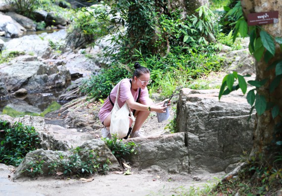 ภาพกิจกรรม  คณะวิทยาศาสตร์และเทคโนโลยี นำอาจารย์และนักศึกษาจาก Georgia Gwinnett College ประเทศสหรัฐอเมริกา ศึกษาดูงาน