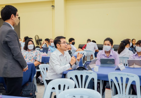 ภาพกิจกรรม อบรมเชิงปฏิบัติการ เรื่อง STEM เพื่อพัฒนาและยกระดับชุมชน