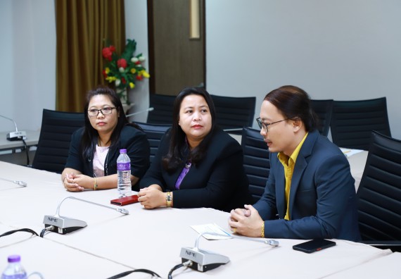 ภาพกิจกรรม   บริษัท ปตท.สำรวจและผลิตปิโตรเลียม จำกัด (มหาชน) มอบทุนสนับสนุนการศึกษา ปตท.สผ. โครงการเอส 1 ปี 2566 ให้กับคณะวิทยาศาสตร์และเทคโนโลยี มหาวิทยาลัยราชภัฏกำแพงเพชร