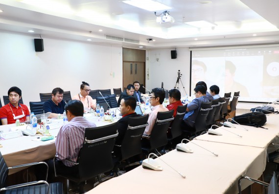 ภาพกิจกรรม  คณะวิทยาศาสตร์และเทคโนโลยี เป็นเจ้าภาพจัดกิจกรรมประชุมทีมนักวิจัย ภายใต้โครงการพัฒนาศักยภาพเยาวชนด้านและการเขียนโค้ดเพื่อมุ่งสู่การเป็นนวัตกรด้านปัญญาประดิษฐ์