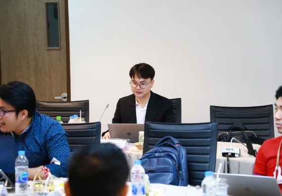 ภาพกิจกรรม  คณะวิทยาศาสตร์และเทคโนโลยี เป็นเจ้าภาพจัดกิจกรรมประชุมทีมนักวิจัย ภายใต้โครงการพัฒนาศักยภาพเยาวชนด้านและการเขียนโค้ดเพื่อมุ่งสู่การเป็นนวัตกรด้านปัญญาประดิษฐ์