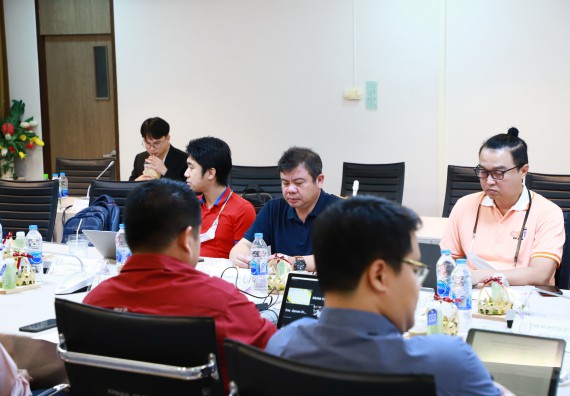 ภาพกิจกรรม  คณะวิทยาศาสตร์และเทคโนโลยี เป็นเจ้าภาพจัดกิจกรรมประชุมทีมนักวิจัย ภายใต้โครงการพัฒนาศักยภาพเยาวชนด้านและการเขียนโค้ดเพื่อมุ่งสู่การเป็นนวัตกรด้านปัญญาประดิษฐ์