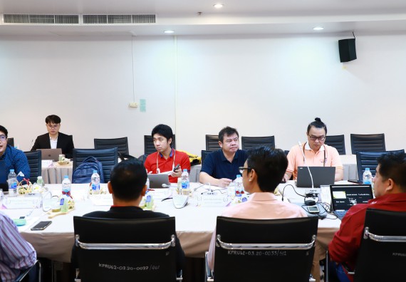 ภาพกิจกรรม  คณะวิทยาศาสตร์และเทคโนโลยี เป็นเจ้าภาพจัดกิจกรรมประชุมทีมนักวิจัย ภายใต้โครงการพัฒนาศักยภาพเยาวชนด้านและการเขียนโค้ดเพื่อมุ่งสู่การเป็นนวัตกรด้านปัญญาประดิษฐ์