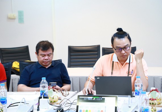 ภาพกิจกรรม  คณะวิทยาศาสตร์และเทคโนโลยี เป็นเจ้าภาพจัดกิจกรรมประชุมทีมนักวิจัย ภายใต้โครงการพัฒนาศักยภาพเยาวชนด้านและการเขียนโค้ดเพื่อมุ่งสู่การเป็นนวัตกรด้านปัญญาประดิษฐ์