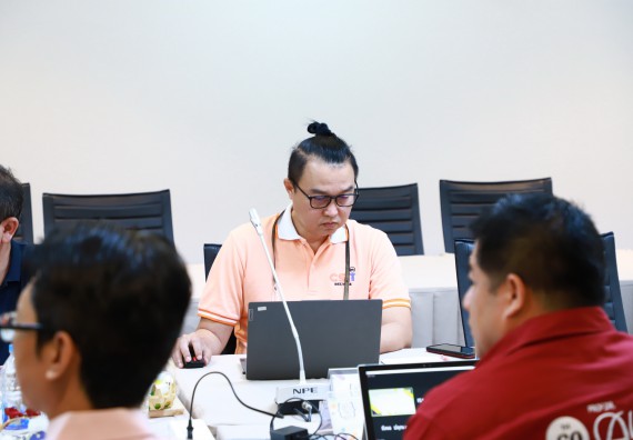 ภาพกิจกรรม  คณะวิทยาศาสตร์และเทคโนโลยี เป็นเจ้าภาพจัดกิจกรรมประชุมทีมนักวิจัย ภายใต้โครงการพัฒนาศักยภาพเยาวชนด้านและการเขียนโค้ดเพื่อมุ่งสู่การเป็นนวัตกรด้านปัญญาประดิษฐ์